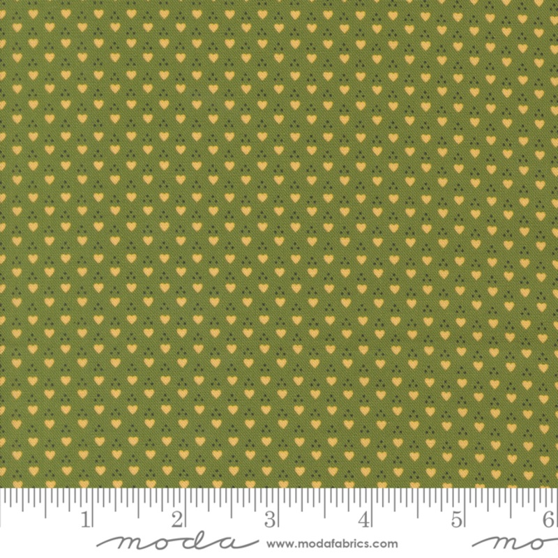 Sallys Stitches - Sweetheart Blenders Hearts Dot - New Leaf