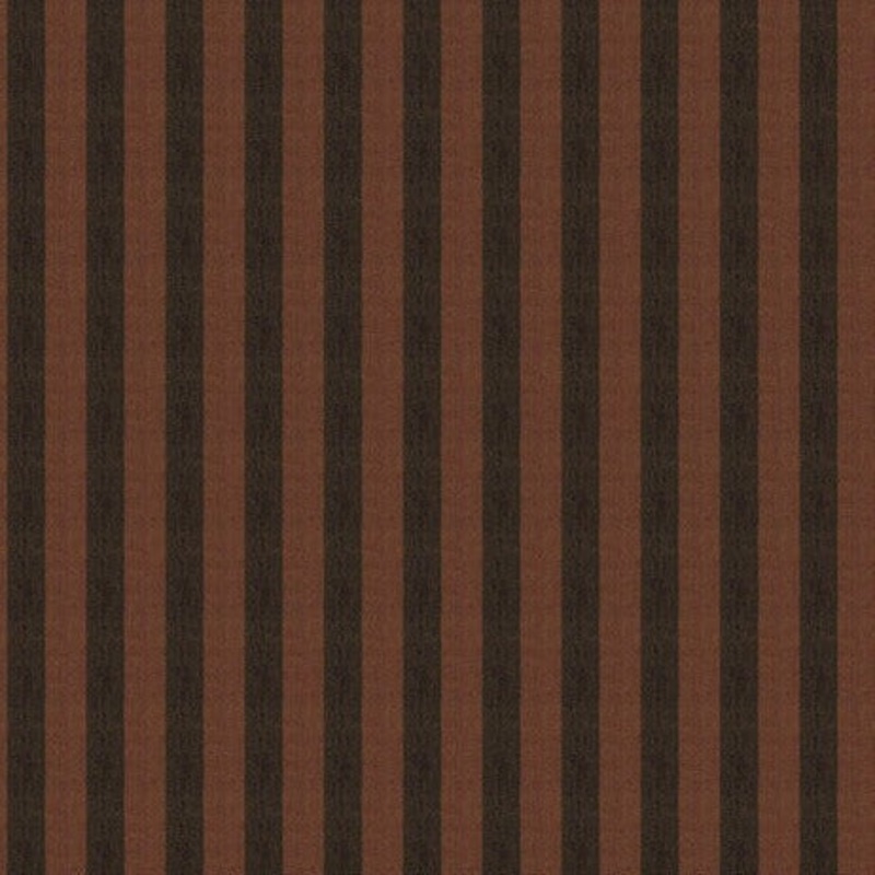 Shot Cotton - Narrow Stripe - Cocoa