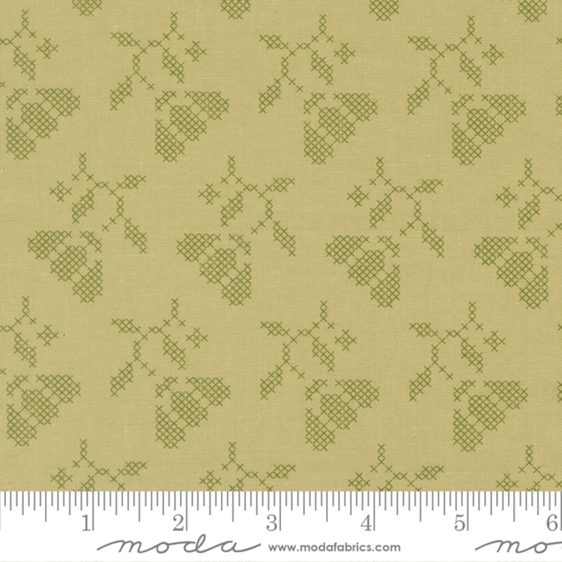 Sunbonnet - Cross Stitch Flower - Pear