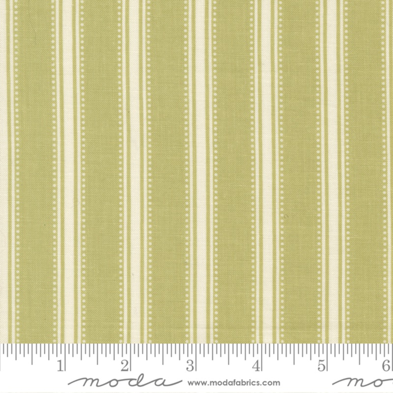 Sunbonnet - Dots and Stripes - Pear