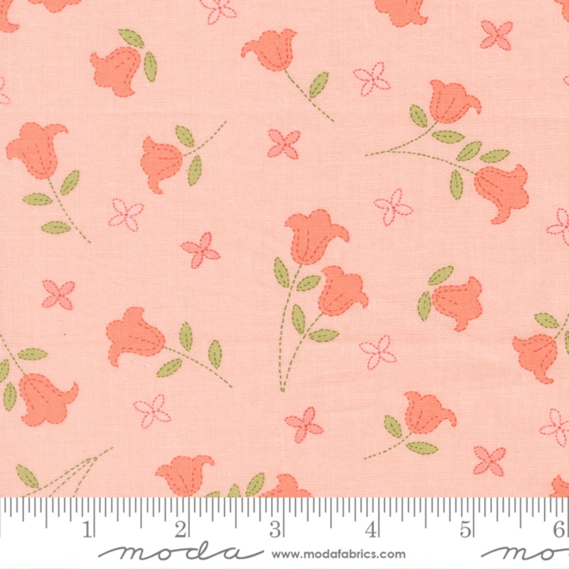 Sunbonnet - Embroidered Blooms - Pink