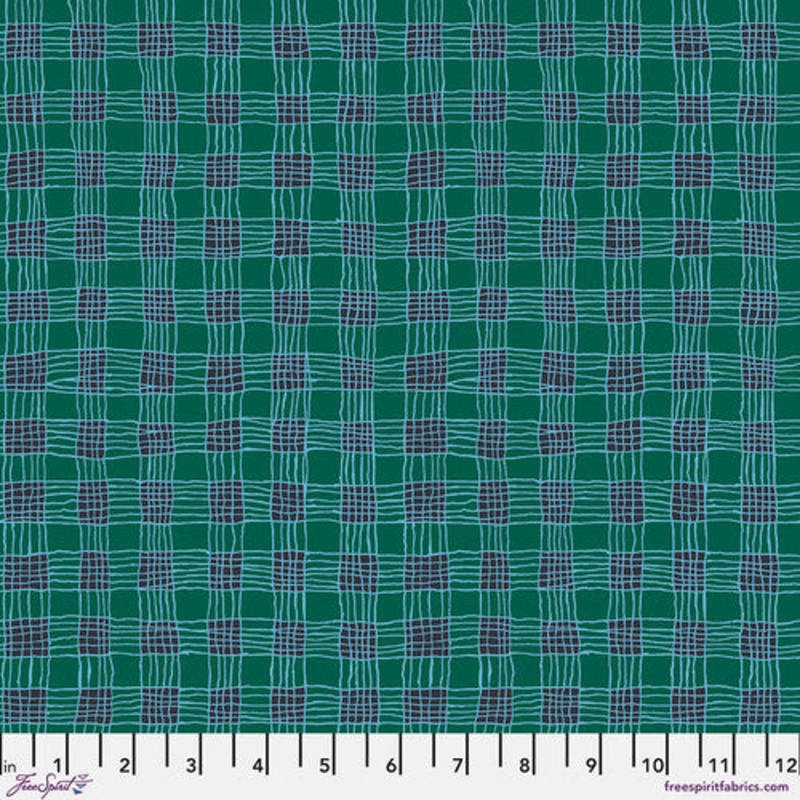 February 2025 - Gingham - Aqua
