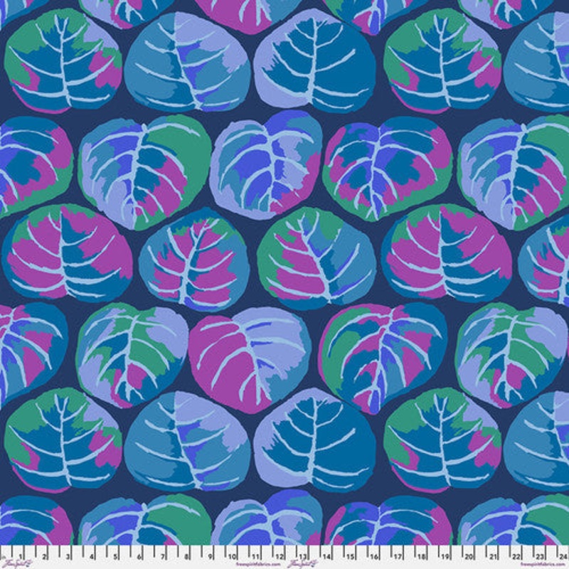 February 2025 - Palm Leaves - Blue
