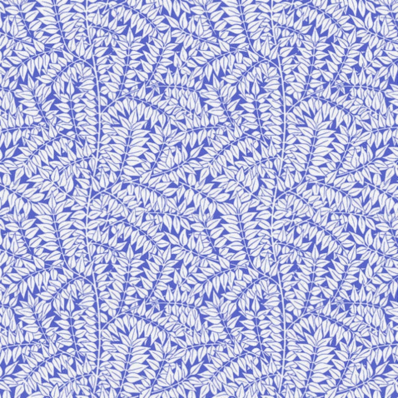 Kaffe x Morris & Co. - Branches - Blue