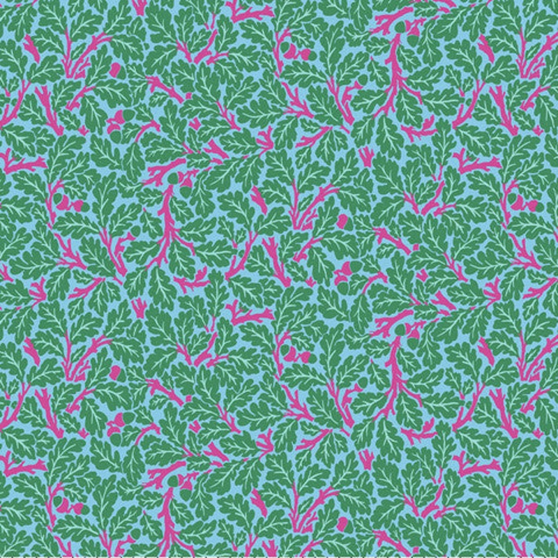 Kaffe x Morris & Co. - Oak - Turquoise