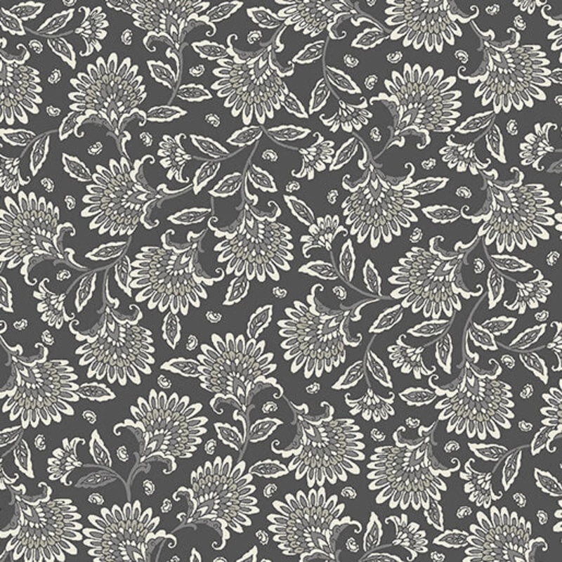 Whimsy Floral 108 - Charcoal