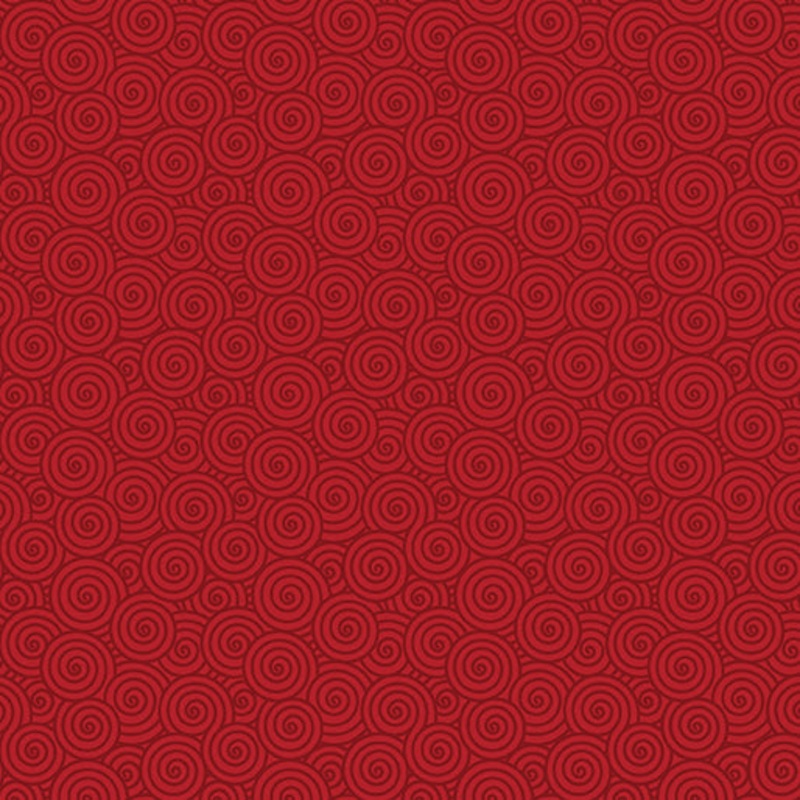 Barnyard Rules - Meadow Swirls - Red