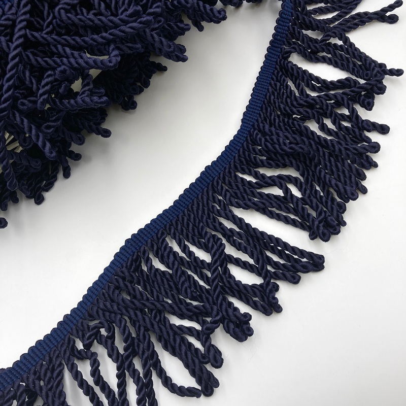 5.25 Navy Bullion Fringe | Trim