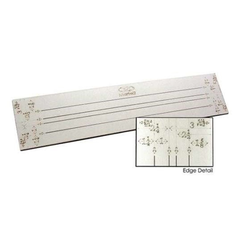 No-Slip Strip Ruler, 19 Slots, 24 Long CLEARANCE