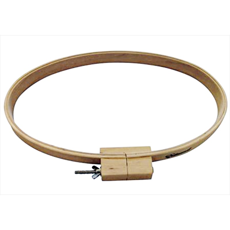Wooden Oval Quilting & Embroidery Hoop, 23cm x 38cm / 9 x 15
