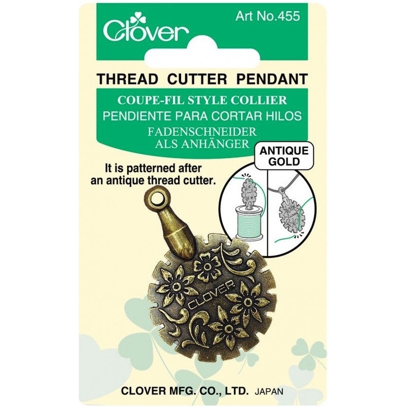 Clover Thread Cutter Pendant