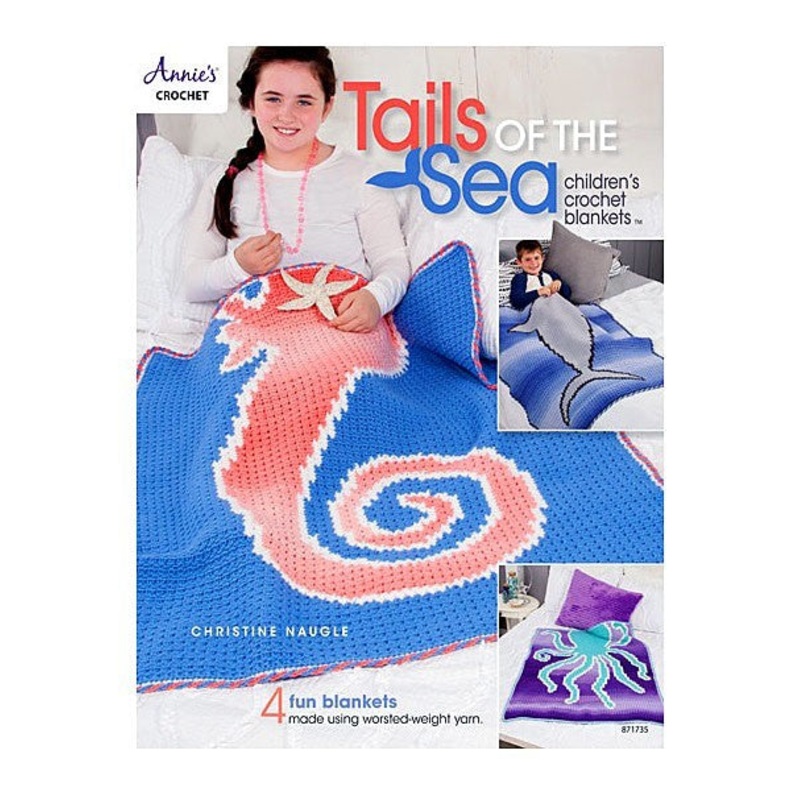 Tails of the Sea: Children's Crochet Blankets CLEARANCE