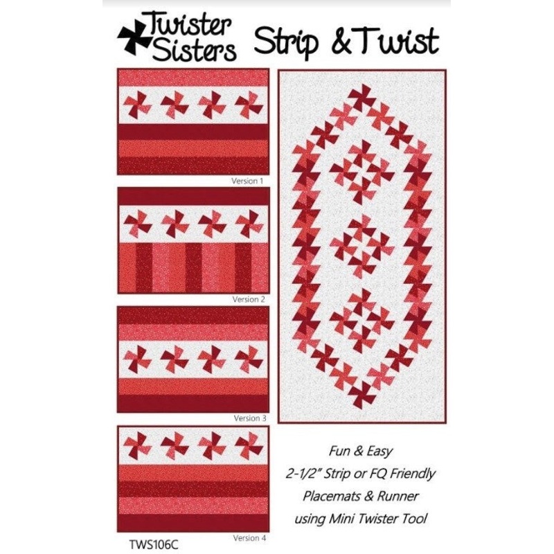 Twister Sisters Strip & Twist Pattern - Canadian Cover