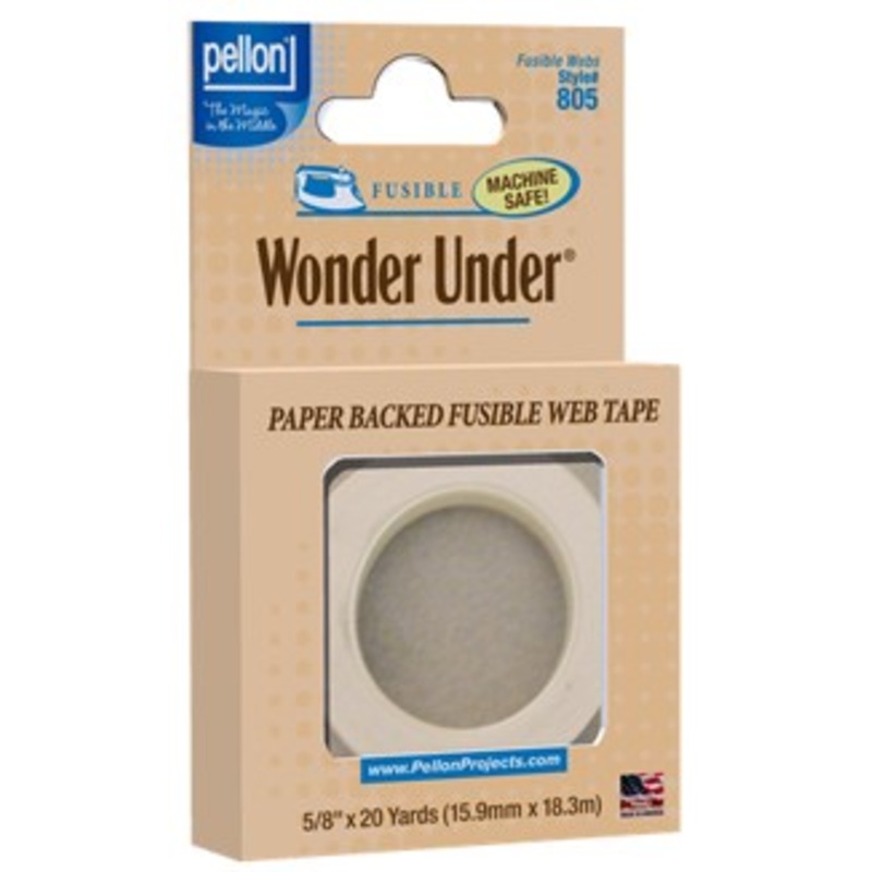 Wonder-Under (Wonder Under) Web: Paper Backed Fusible Web Tape, 100% Polyester, 5/8 x 20 Yards