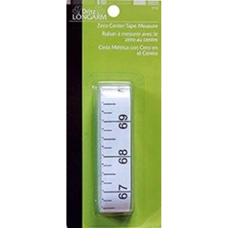 Zero Center Tape Measure, 144, 3.65M (Longarm Quilting)