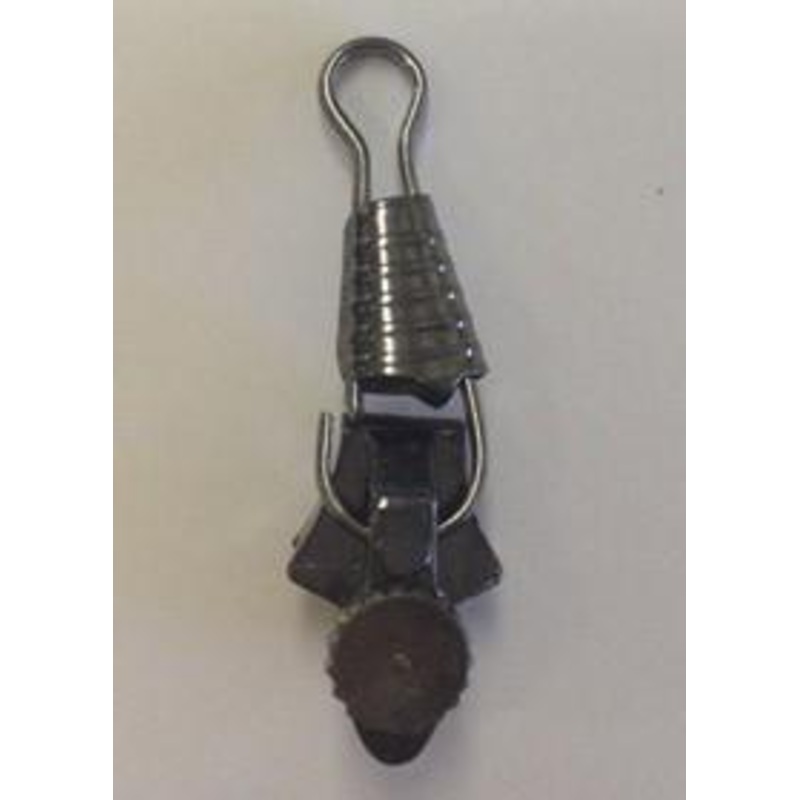 FIXnZIP (Fix And Zip) Small Graphite Slider With Pull Tab