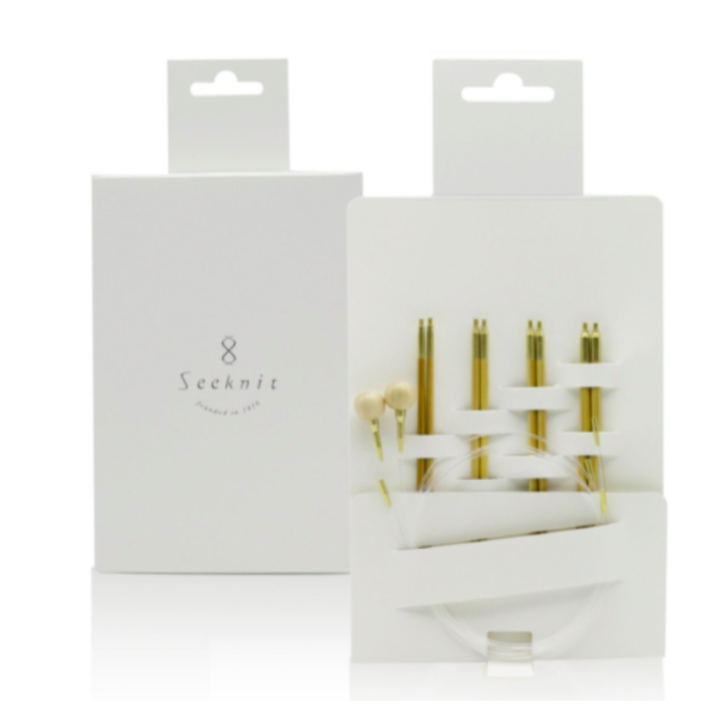 Kinki Amibari Koshitsu Interchangeable Circular Needle Set in Small, 4 Sizes, 12.5cm (5)