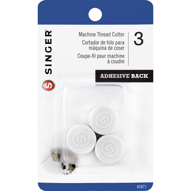 Singer Machine Thread Cutter, Self Adhesive, 3pc