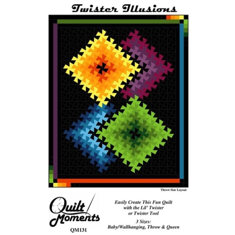 Twister Illusions Pattern CLEARANCE