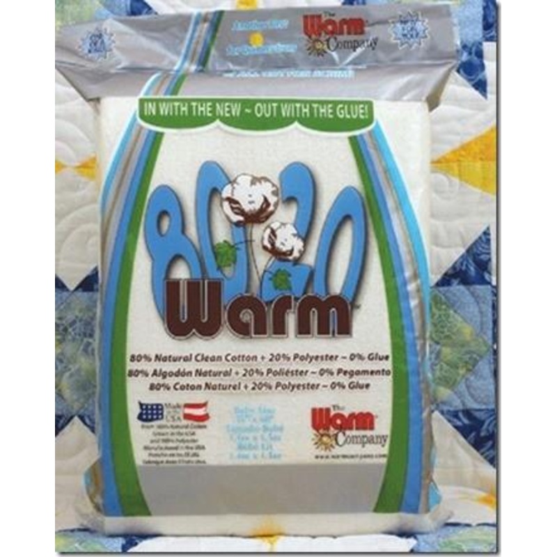 Warm 80/20 Battings, Crib Size: 55 (139cm) x 60 (15c2m)