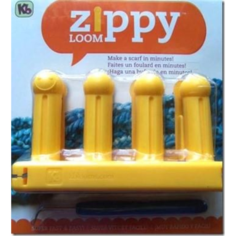 Zippy Loom, Make a Scarf in Minutes, Includes 1 Zippy Loom, 1 Connector, 1 Hook and Step By Step Instructions CLEARANCE