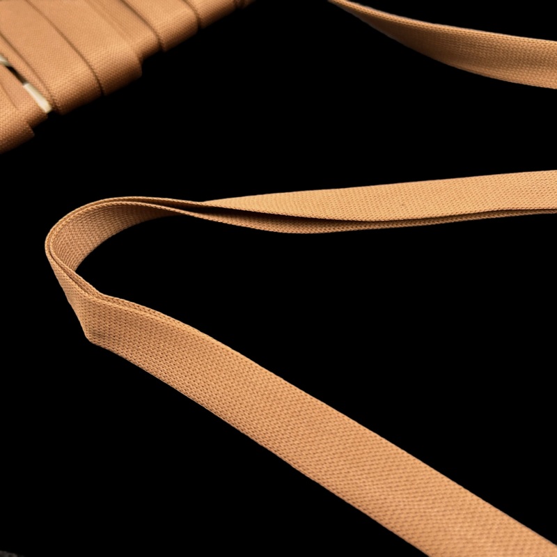 1/2 Woven Fold-Over Binding | Toffee