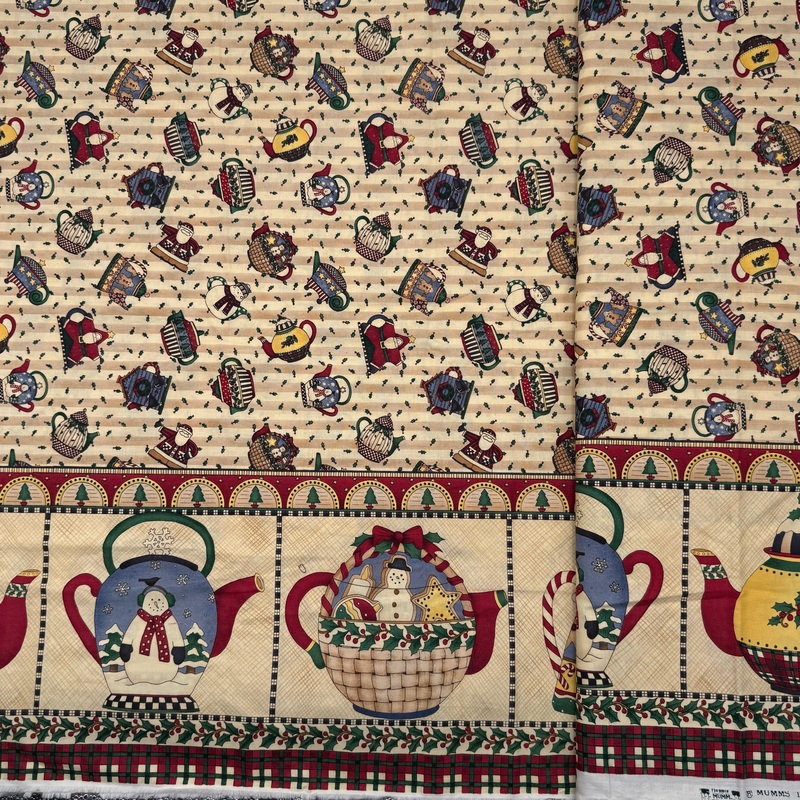 Holiday Border Print | Debbie Mumm | Quilting Cotton 58 wide