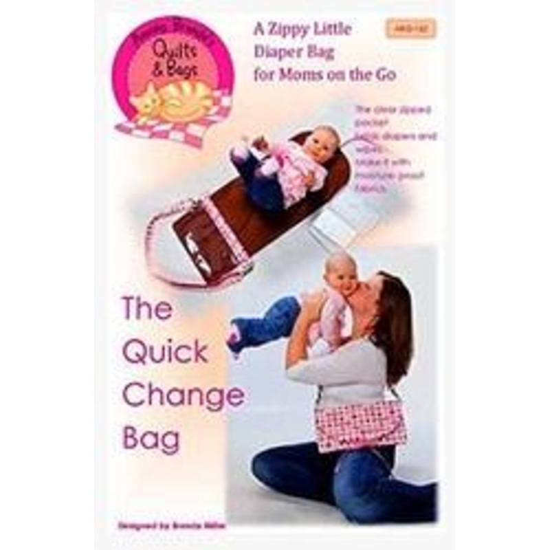 The Quick Change Bag - A Zippy Little Diaper Bag for Moms on the Go by Among Brendas Quilts & Bags