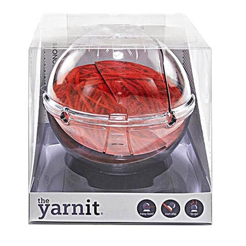 The Yarnit Crystal Clear Yarn Globe (Protects Your Yarn & Keeps It From Rolling Away!)