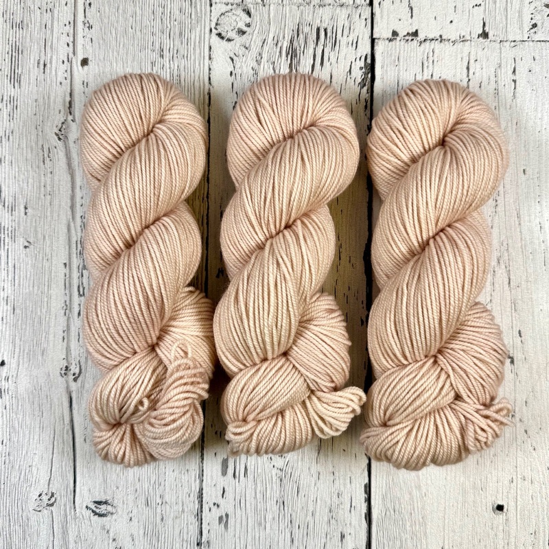Champagne in DK Weight-Merino DK / Light Worsted & Nettle Soft DK