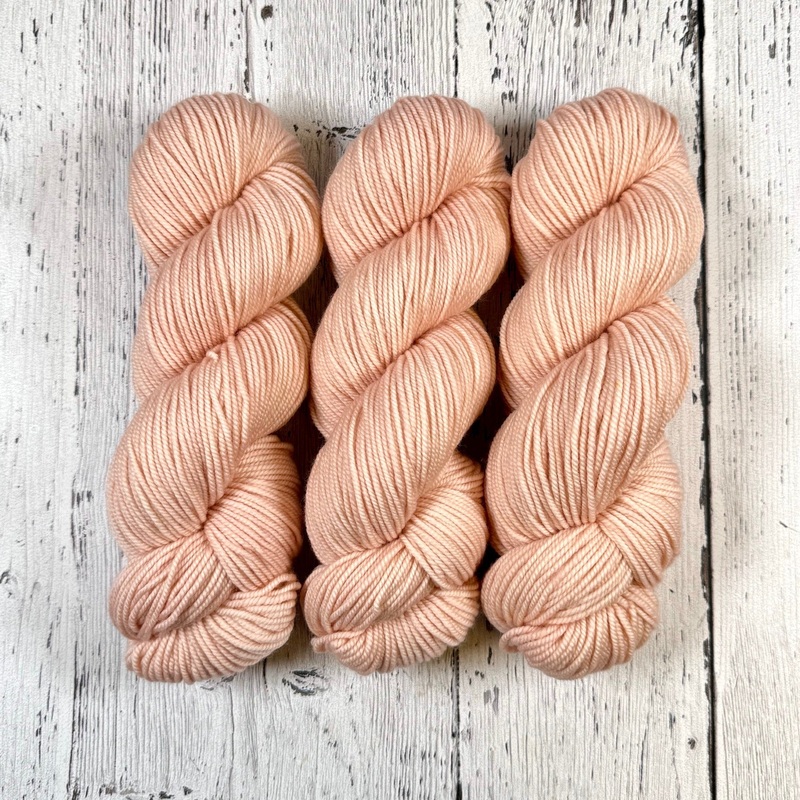 Kitten Nose Pink in DK Weight-Merino DK / Light Worsted & Nettle Soft DK