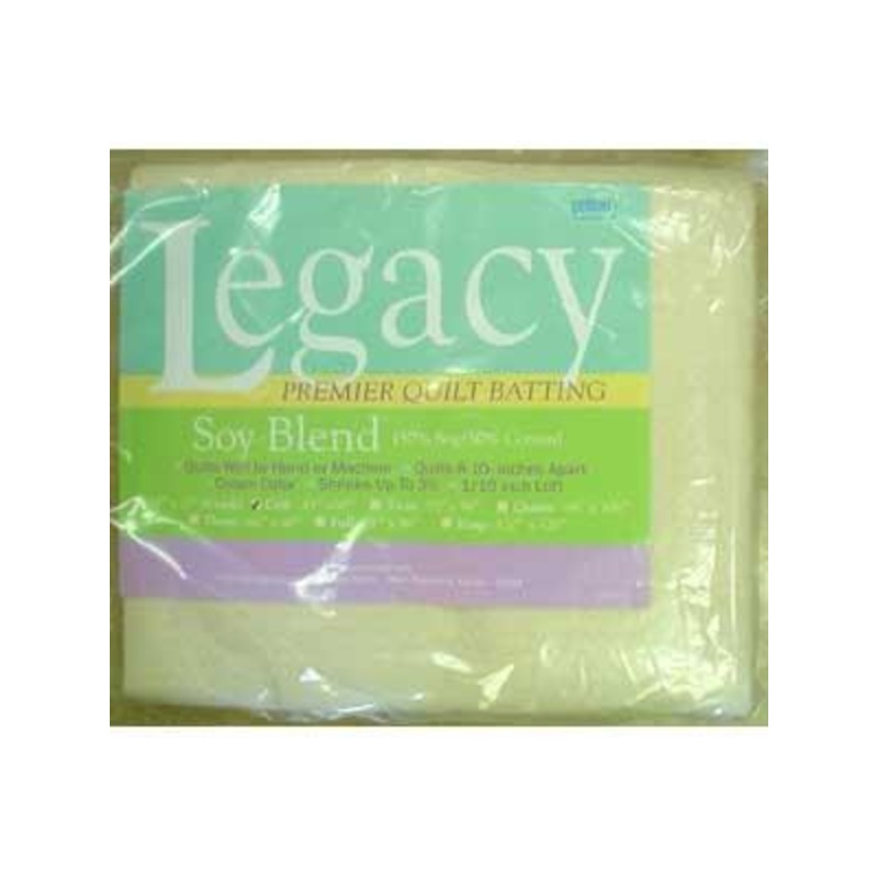 Soy Blend Batting, squares, 6 of 18 squares, 1/8 loft