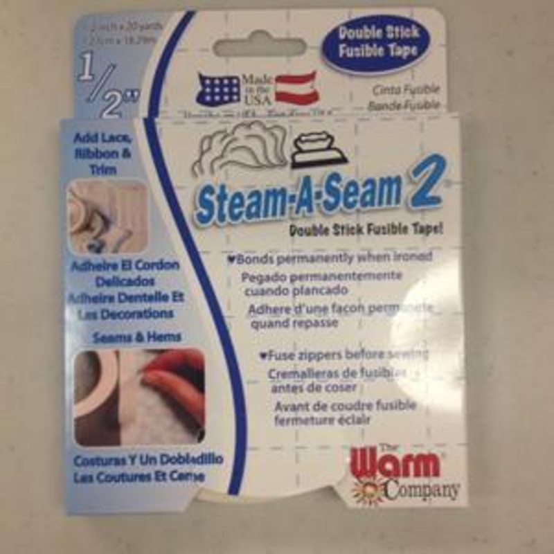Steam-A-Seam 2 Double Stick, 1/2 X 20Yds
