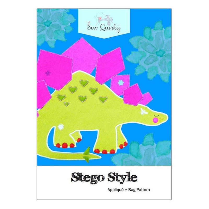 Stego Style Pattern by Sew Quirky (Bag Size - 10 H x 12 L) CLEARANCE