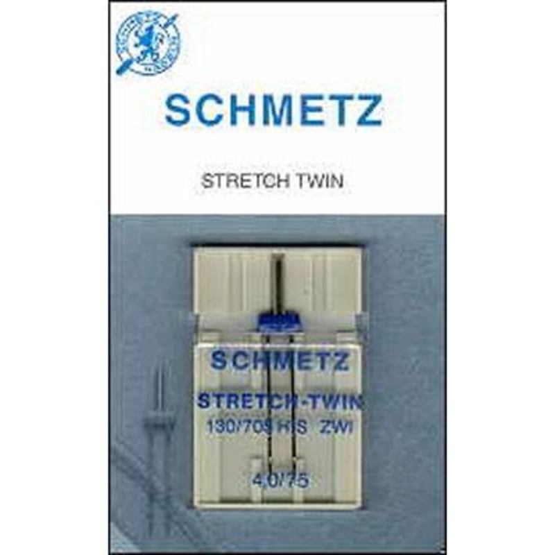 Schmetz Twin Stretch Needle, 1 Count, Size 2.5/75