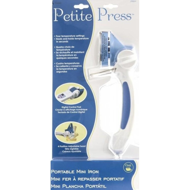 Petite Press: Portable Mini Iron with Ergonomic Handle