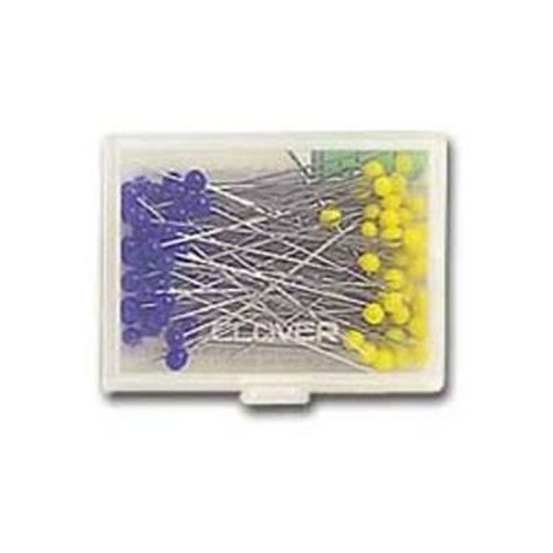 Clover Patchwork Pins, 0.5mm x 36mm, 100 count