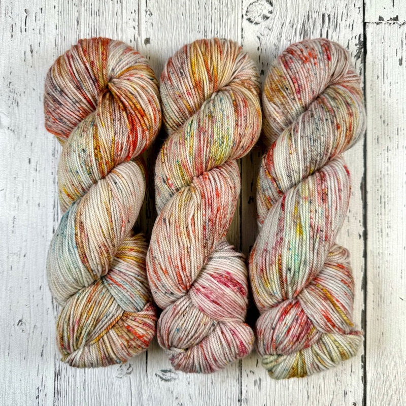 Embers and Ashes in DK Weight-Merino DK / Light Worsted & Nettle Soft DK