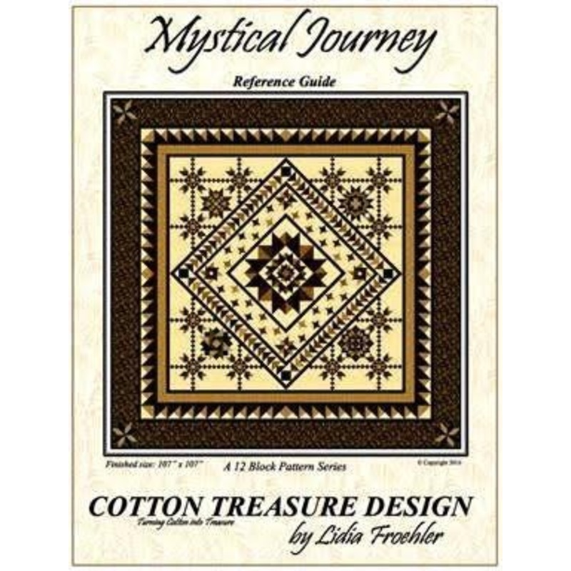Mystical Journey: Block of the Month Program Patterns by Lidia K. Froehler of A Cotton Treasure Design CLEARANCE