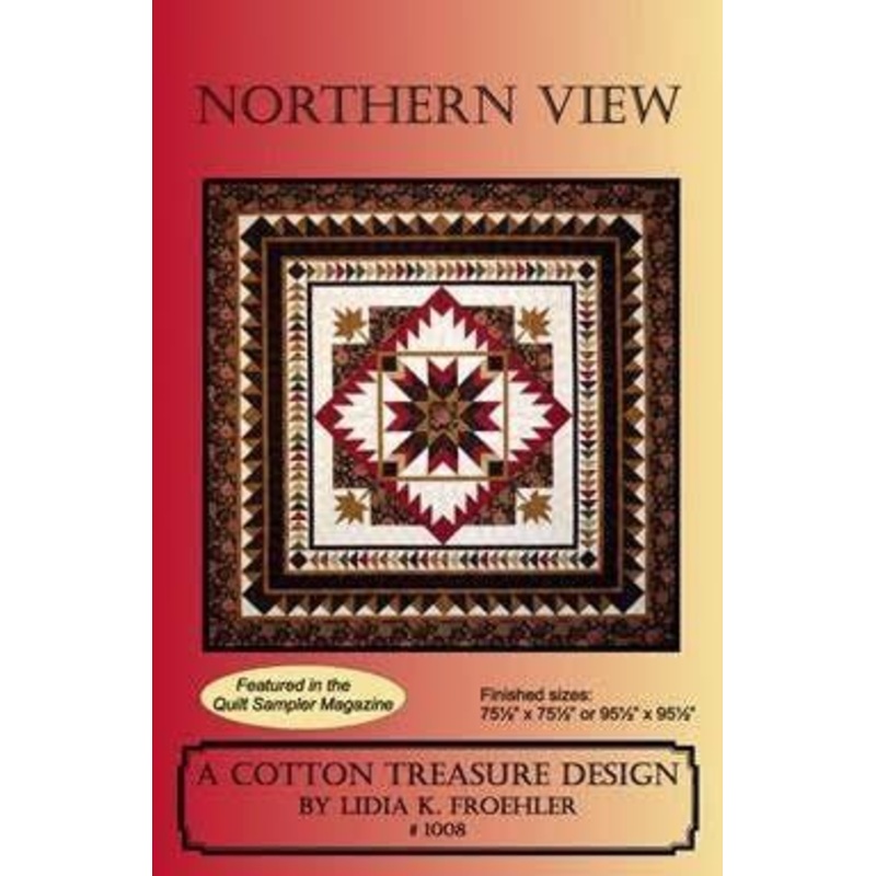 Northern View Pattern by Lidia K. Froehler of A Cotton Treasure Design CLEARANCE