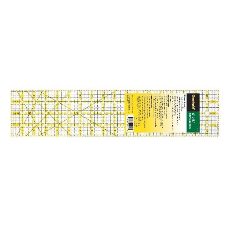 Omnigrid Mini Grid Ruler, 4 x 18