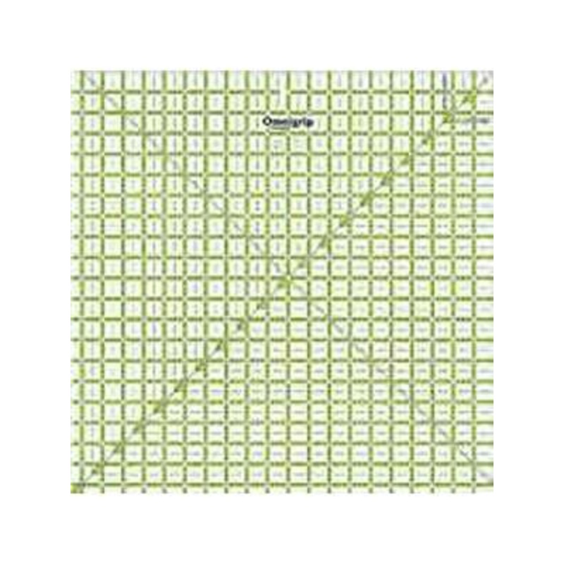 Omnigrip 20.5 x 20.5 Non-Slip Square Ruler. For Large Blocks & Triangles