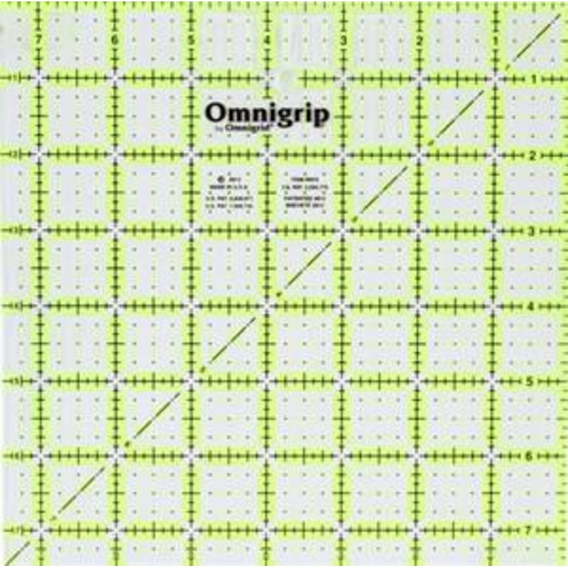 Omnigrip - 7.5 Square Non-Slip Ruler
