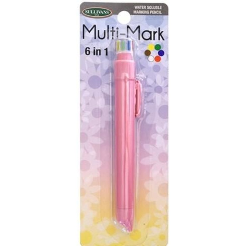 Multi Marker 6-in-1 Multi-Colour Mechanical Pencil (Pink)