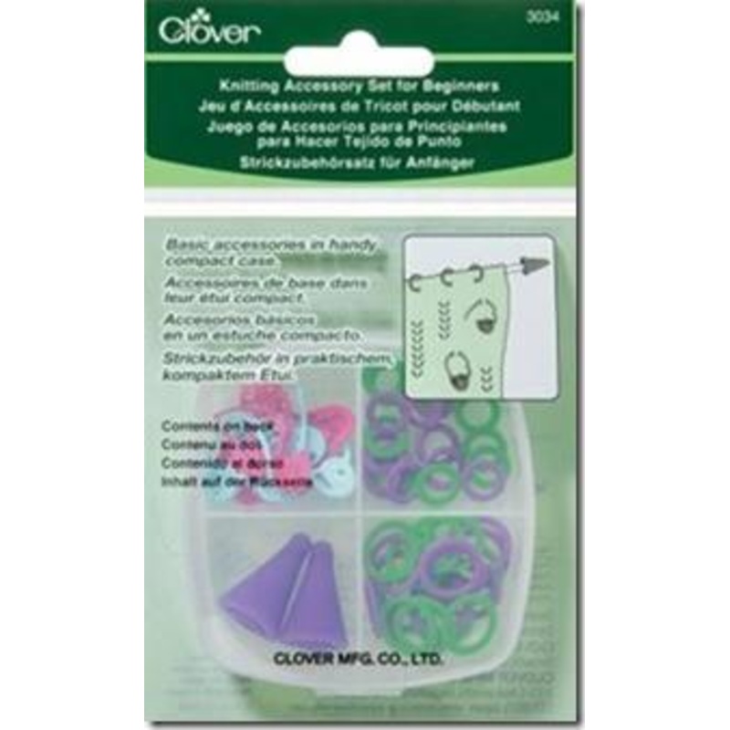 Clover Knitting Accessory Set for Beginners