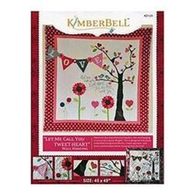 Kimberbell Let Me Call You Tweet-Heart Wall Hanging Pattern CLEARANCE