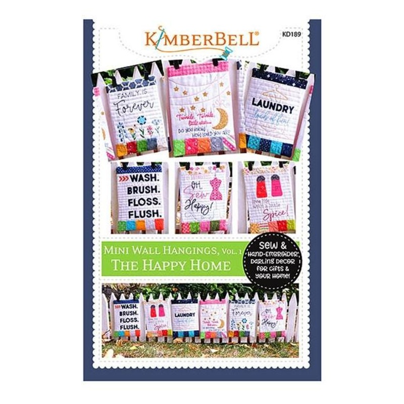 Kimberbell Mini Wall Hangings: The Happy Home Vol. 1, Sewing Version