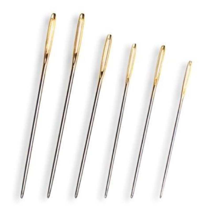 Kinki Amibari Yarn Darning Needles, Set of 6 (45mm x 2pc, 47mm x 2pc, 57mm x 2pc)