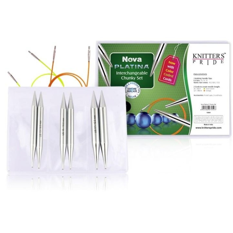 Knitters Pride Nova Platina Chunky Circular Needle Set