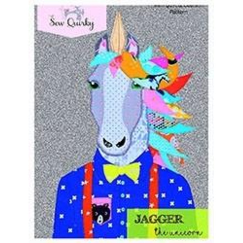 Jagger the Unicorn Mini-Tote-Cushion Pattern by Sew Quirky CLEARANCE